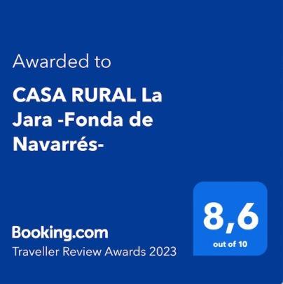 Отель Casa Rural La Jara -Fonda De Navarres- Экстерьер фото